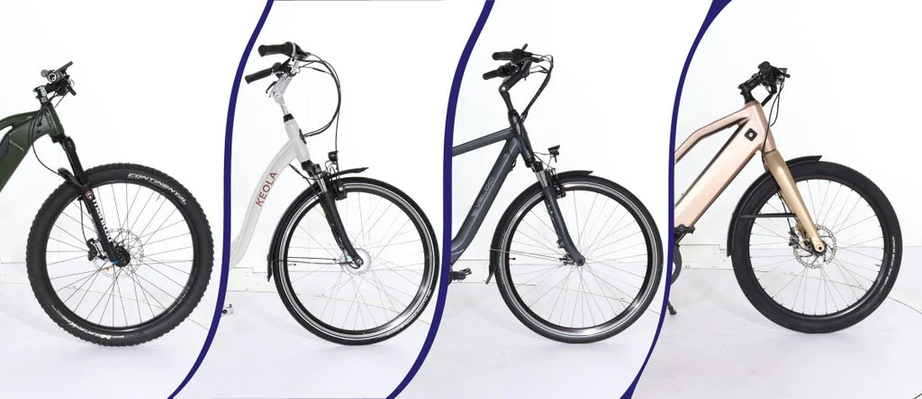 Les différents types de vélos électriques