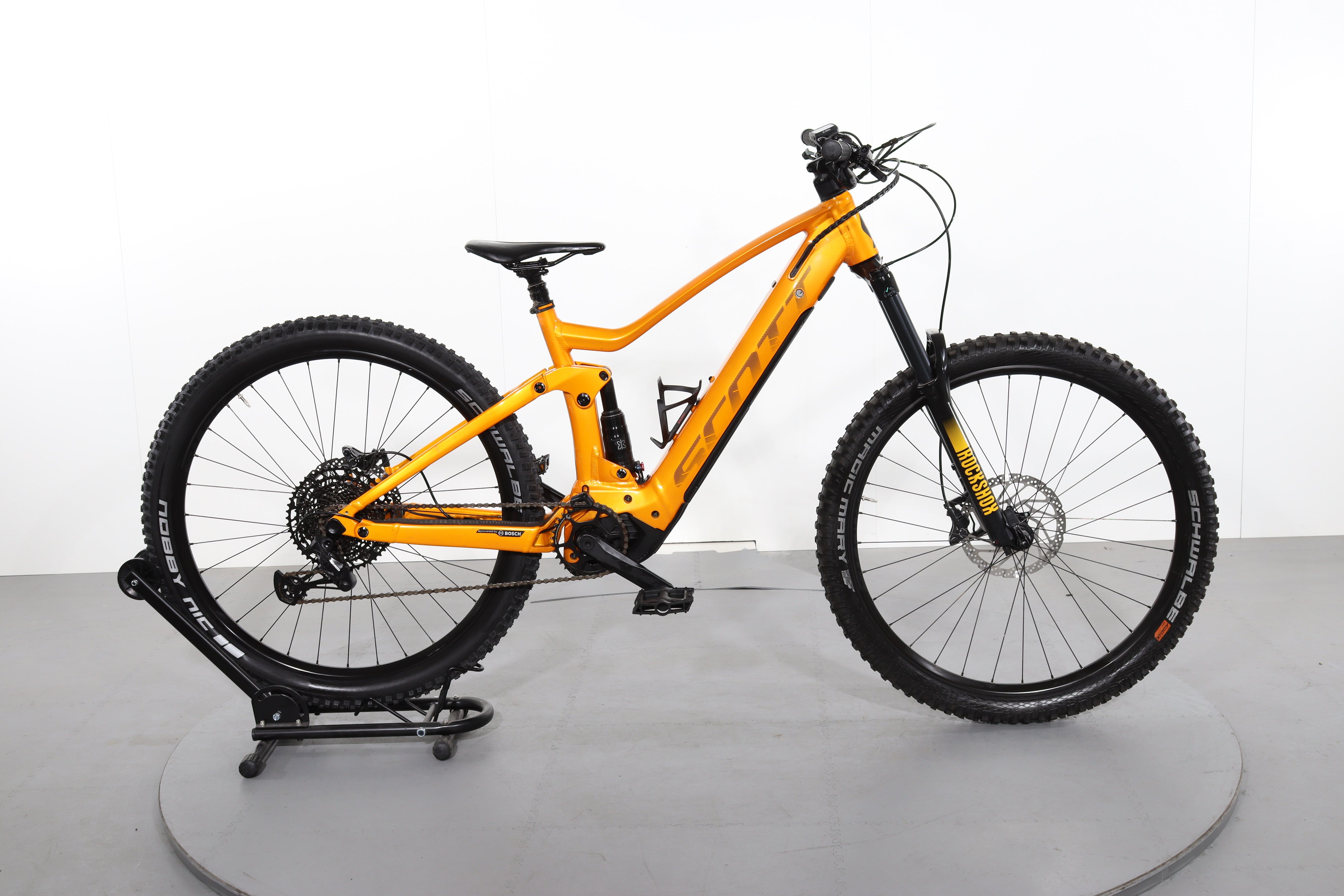 Vélo VTT 29p carbone - SCOTT 2022 Scale 910 AXS - Noir décor jaune